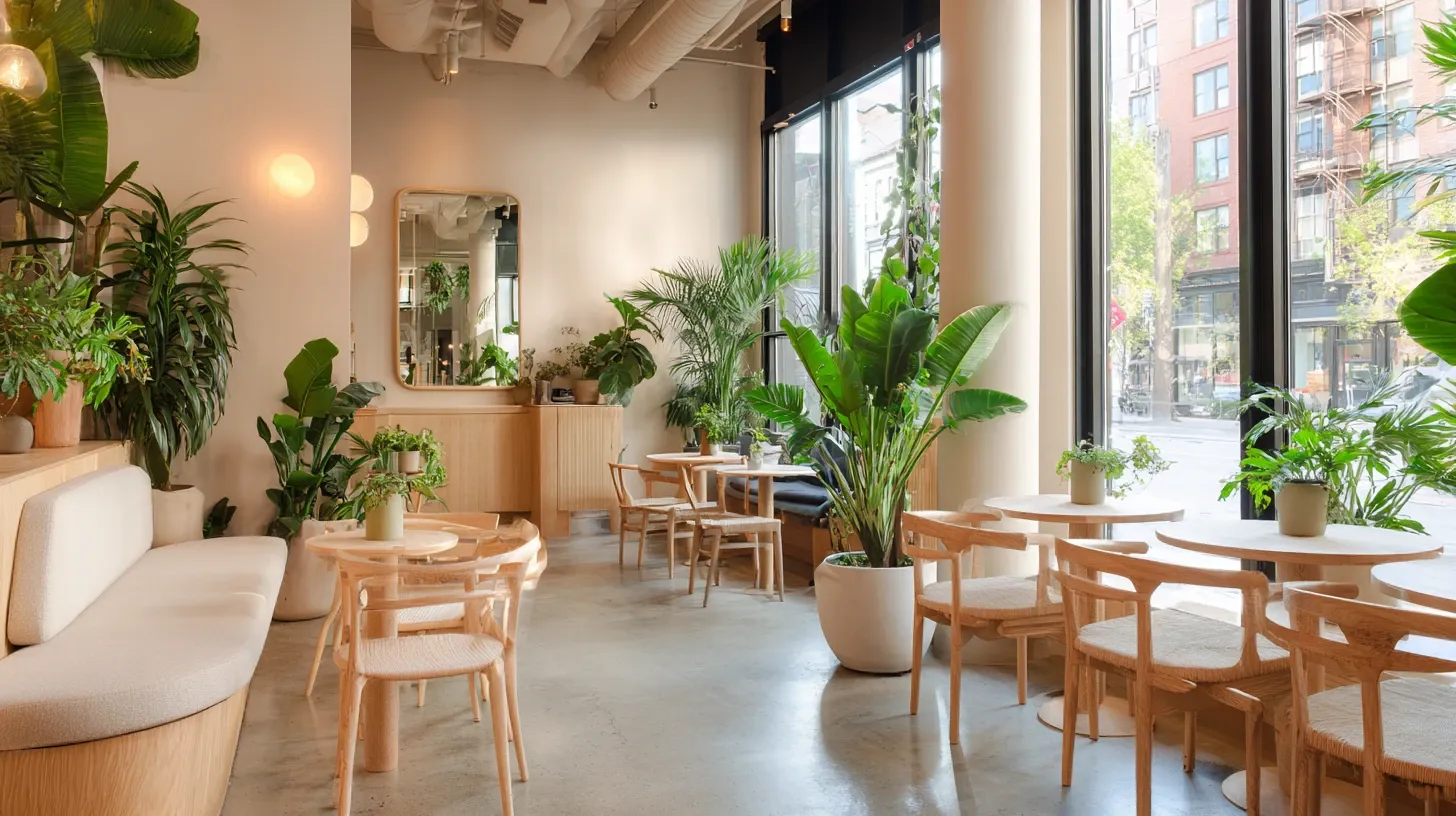 다섯 가지 감성 카페 스타일별 키워드 모음 예시 1 내용을 설명하는 이미지