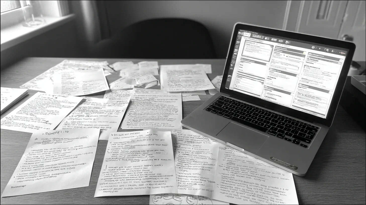 템플릿이 기록의 **들쭉날쭉함**을 잡아주는 마법 내용을 설명하는 이미지