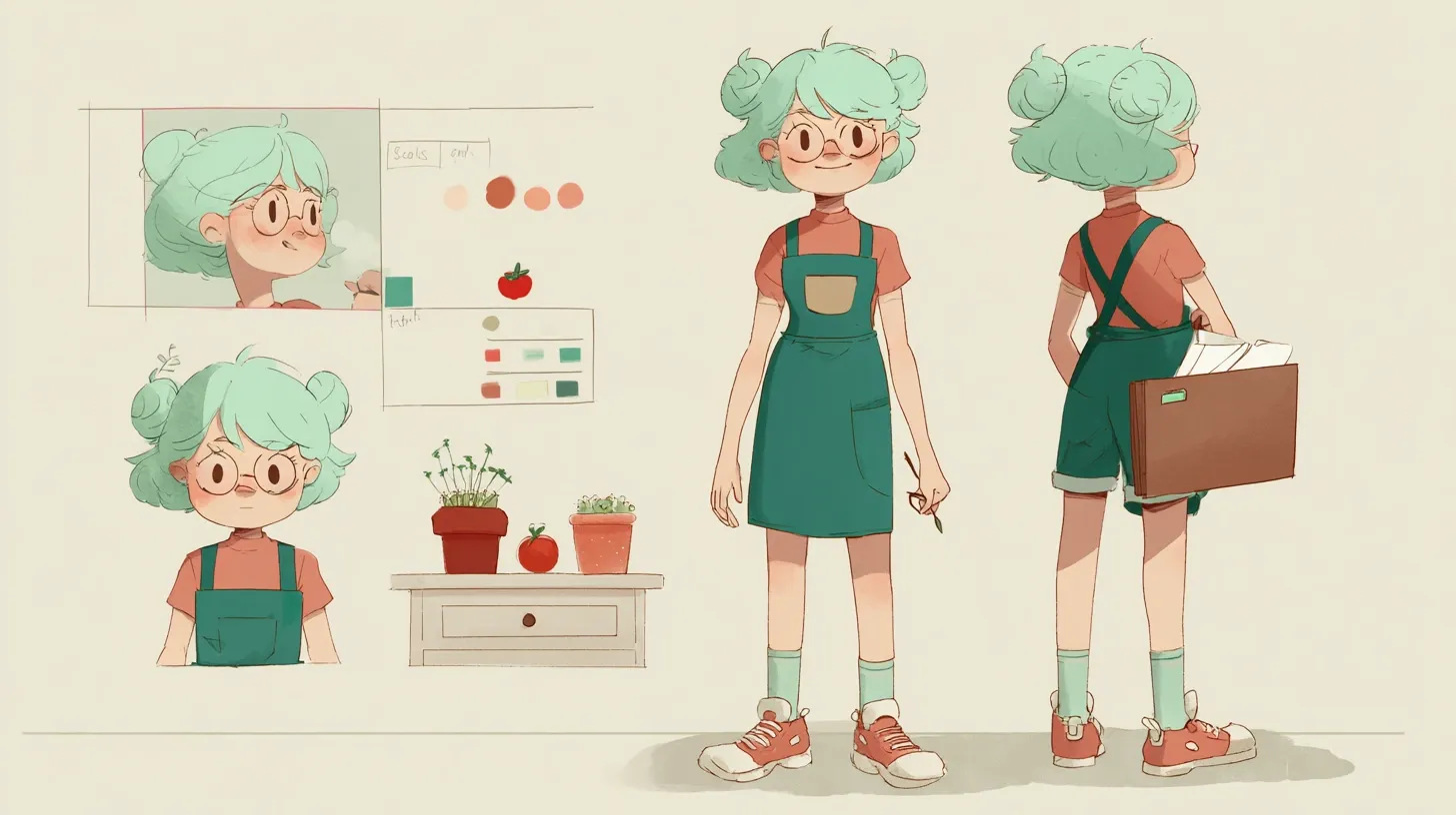 sref는 분위기를 잡고, 캐릭터 식별은 별도 문장이 맡아야 합니다 내용을 설명하는 이미지