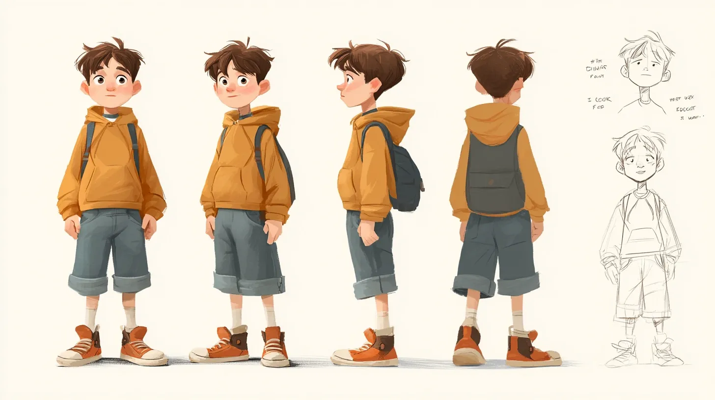 포즈와 표정은 마지막에 넓히고, 먼저는 정면·반신·3/4만 비교하는 편이 좋습니다 내용을 설명하는 이미지