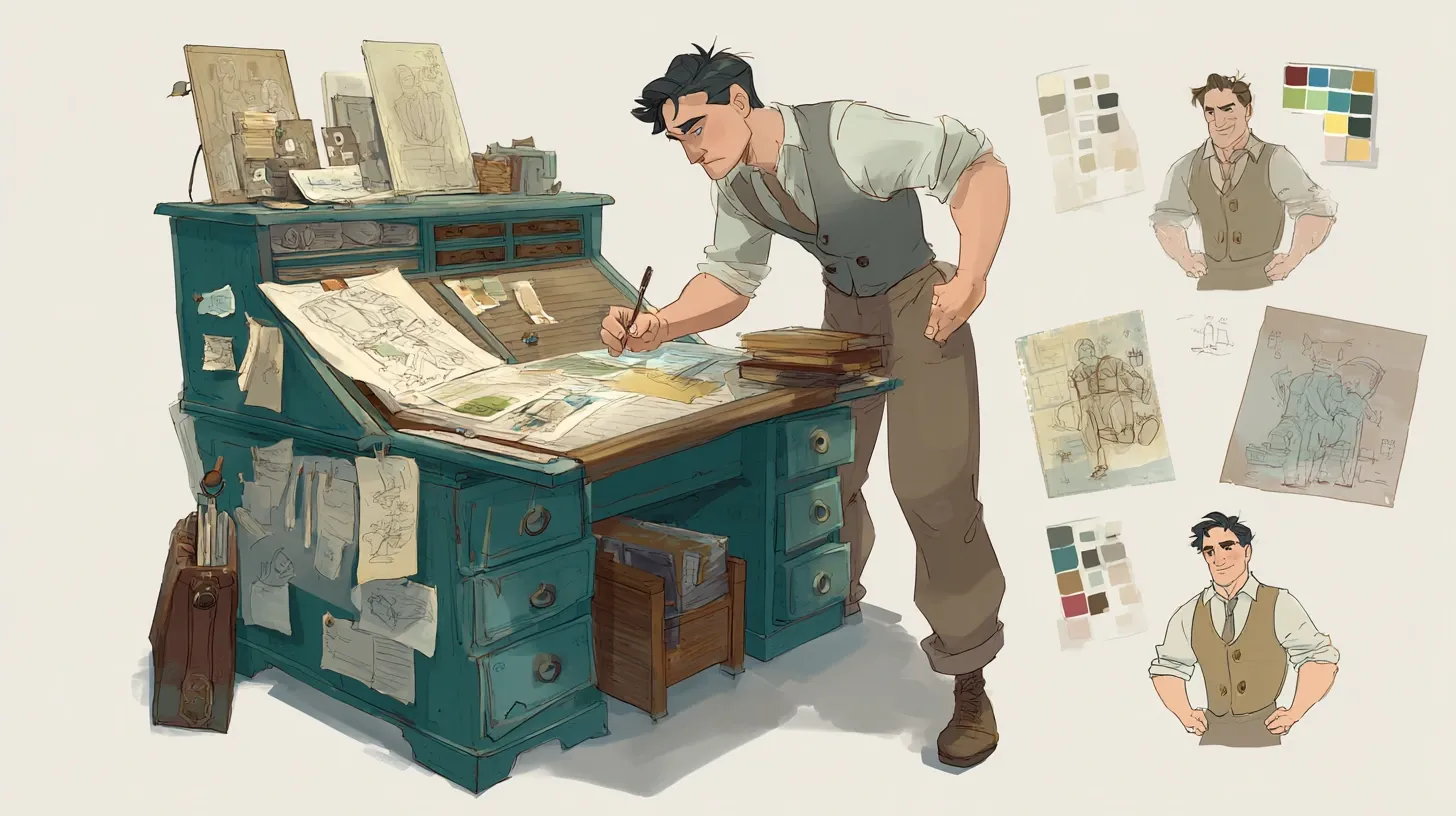 캐릭터 시리즈는 설정집보다 금지 규칙 카드가 있을 때 훨씬 오래 버팁니다 내용을 설명하는 이미지