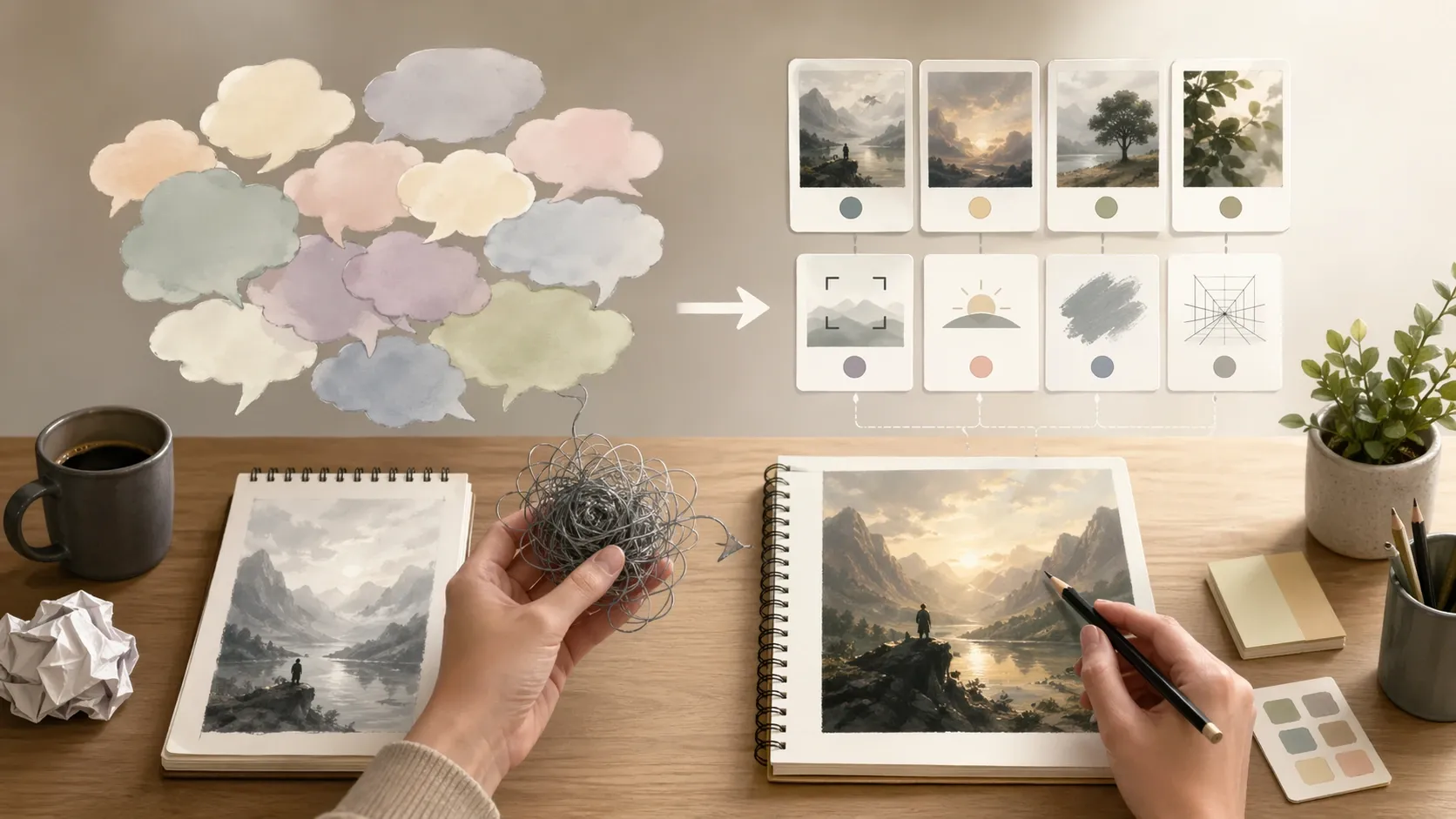 흐린 형용사는 결과를 넓히고 수정 포인트를 숨긴다 내용을 설명하는 이미지