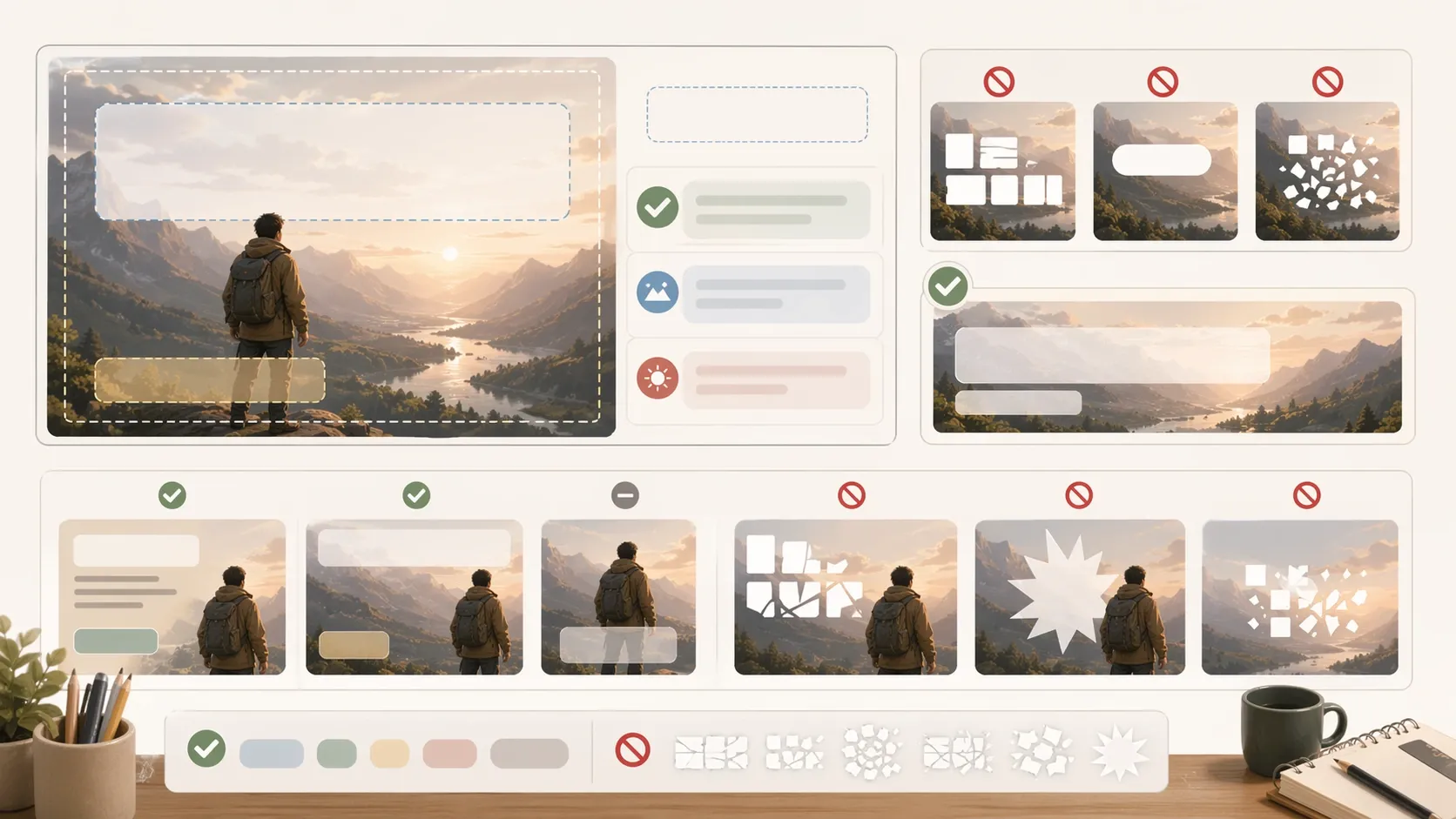 정확해야 하는 글자는 생성하지 않는 편이 안전하다 내용을 설명하는 이미지