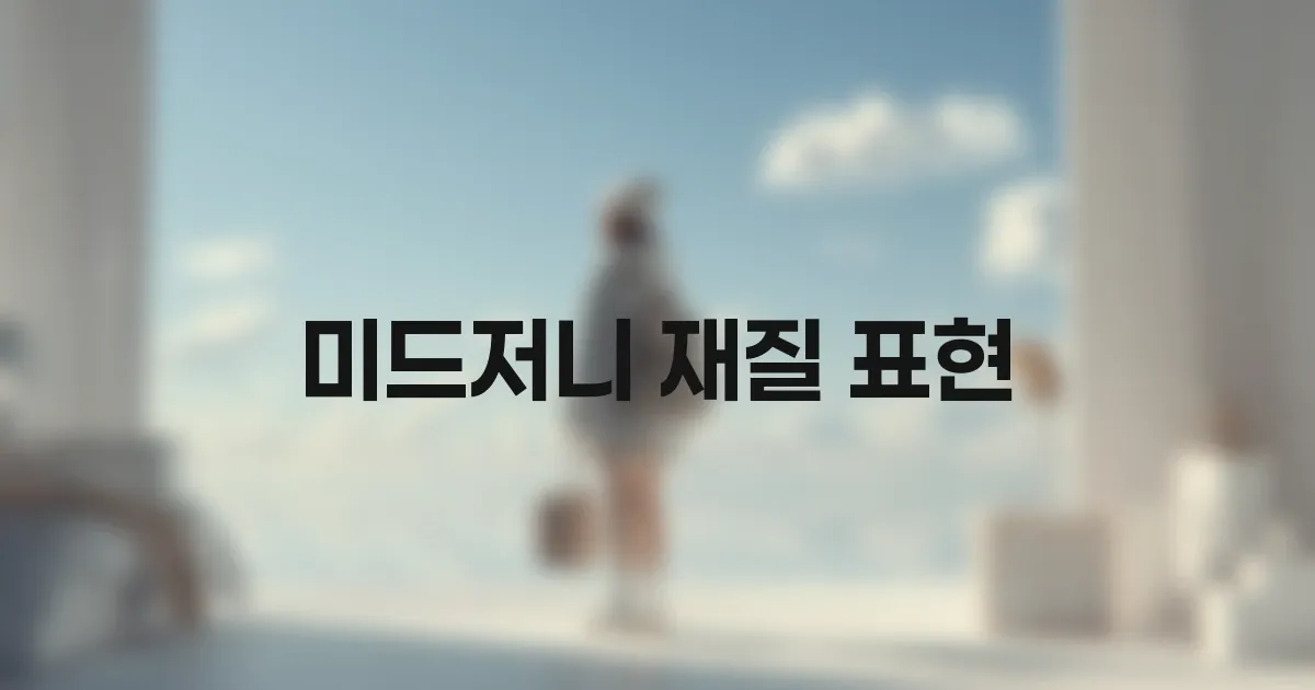 미드저니 재질 표현 완벽 가이드: 유리, 금속, 패브릭, 종이 그럴듯하게 만드는 법 대표 이미지