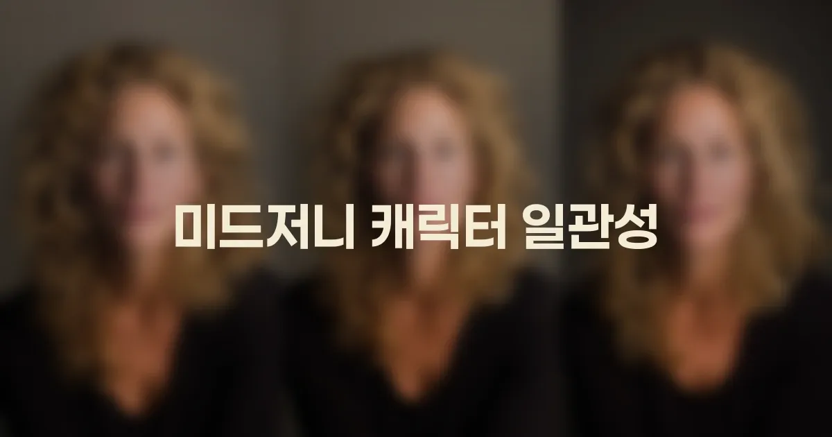 미드저니 캐릭터 일관성: sref와 oref를 나눠 써야 덜 무너집니다 대표 이미지