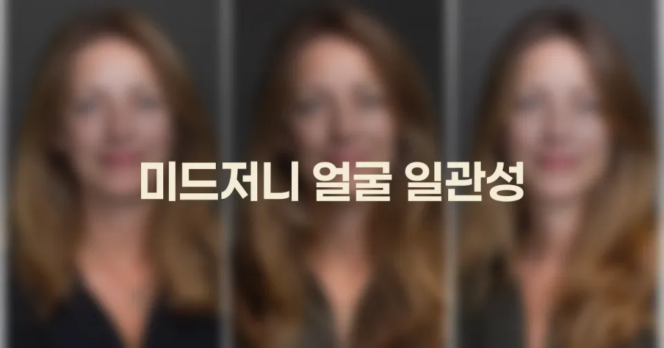미드저니 얼굴 일관성: 같은 인물이 자꾸 달라질 때 고정하는 순서