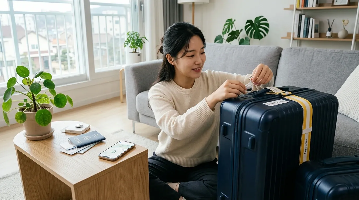 공항 수하물 분실, 이제 그만! 짐 분실 막는 확실한 방법: 수하물 표부터 사진 기록까지 만약 짐을 잃어버렸다면, 이렇게 대처하세요. 내용을 설명하는 이미지